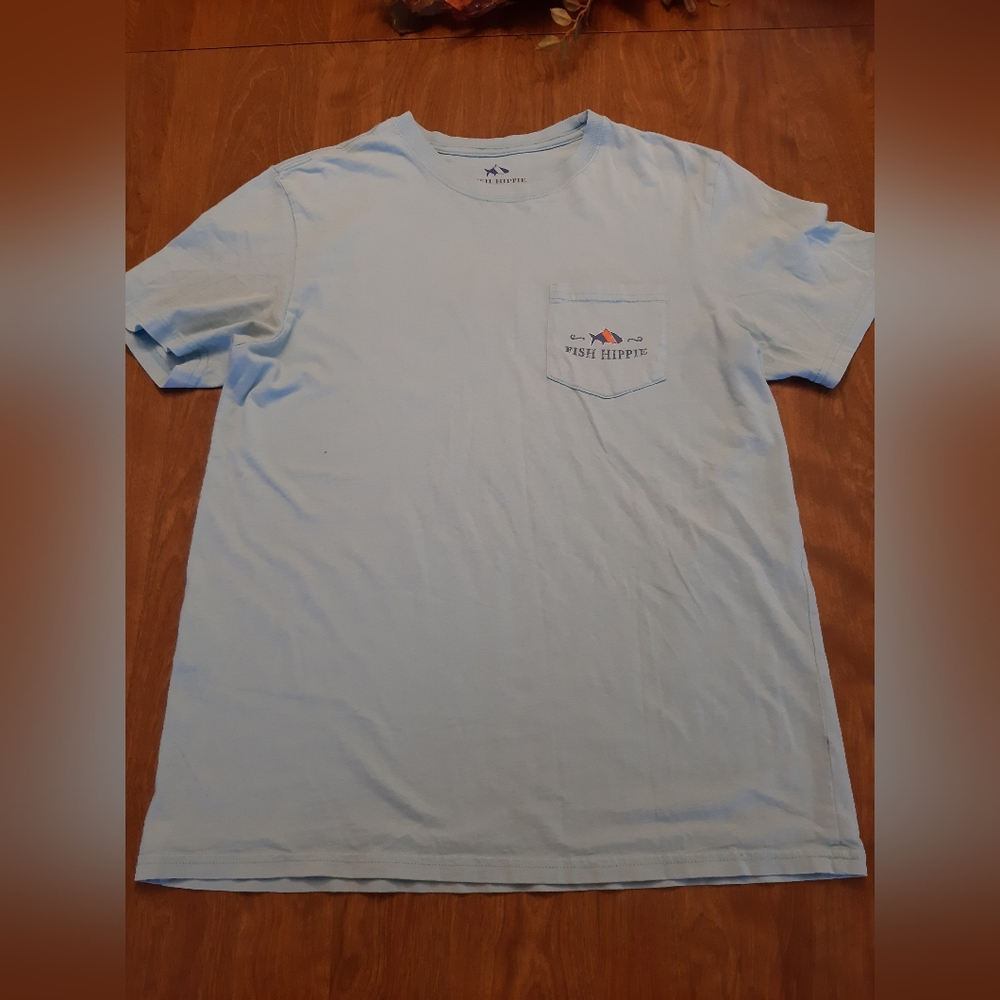 Fish Hippie Light Blue Men's Short Sleeve Tee